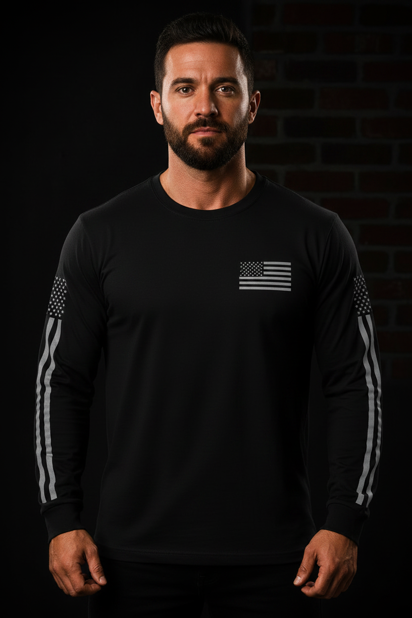 Velocity King Men's Reflective Long Sleeve Shirt