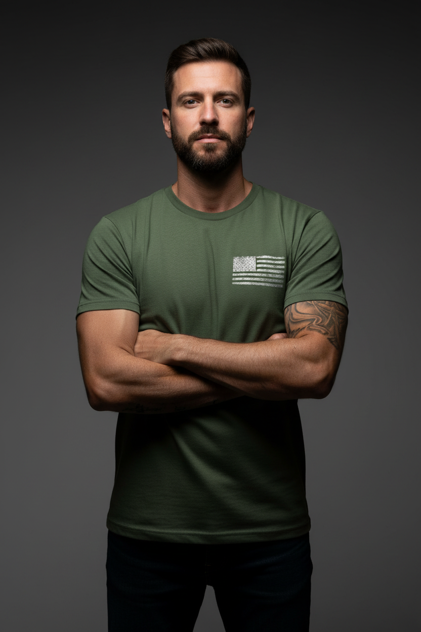 Men's Short Sleeve Tee - Adventure Starts with a Full Tank