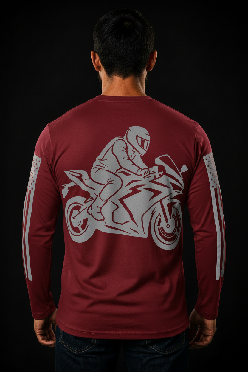 Velocity King Deep Red - Back