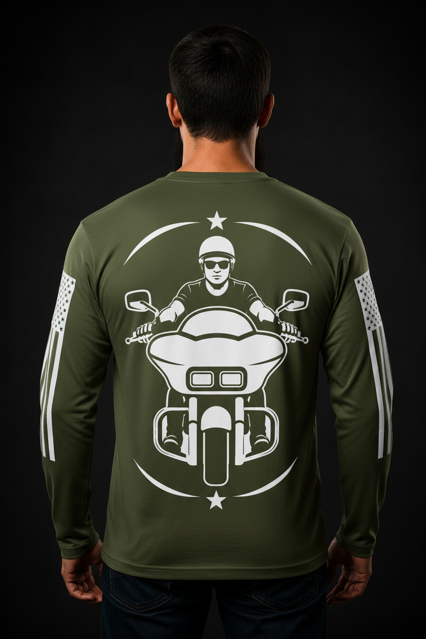 King of the Road Olive Green - Back