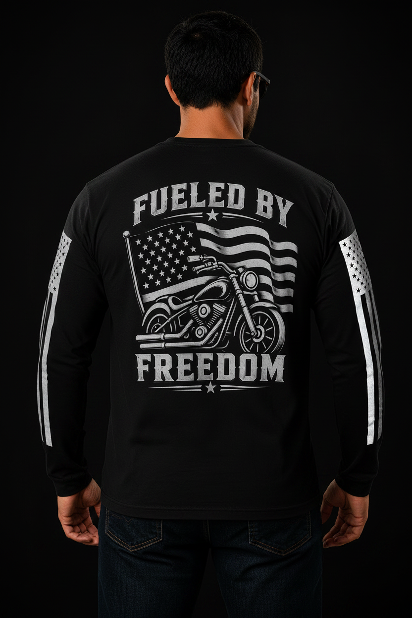 Fueled by Freedom Black - Back