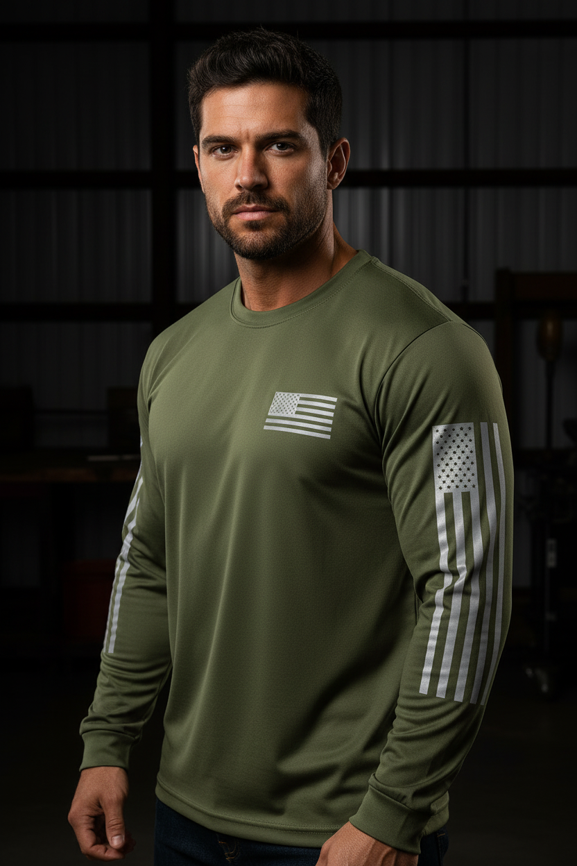 Chrome Steel Freedom Olive Green - Front