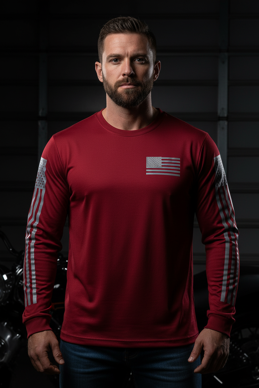 Chrome Steel Freedom Deep Red - Front