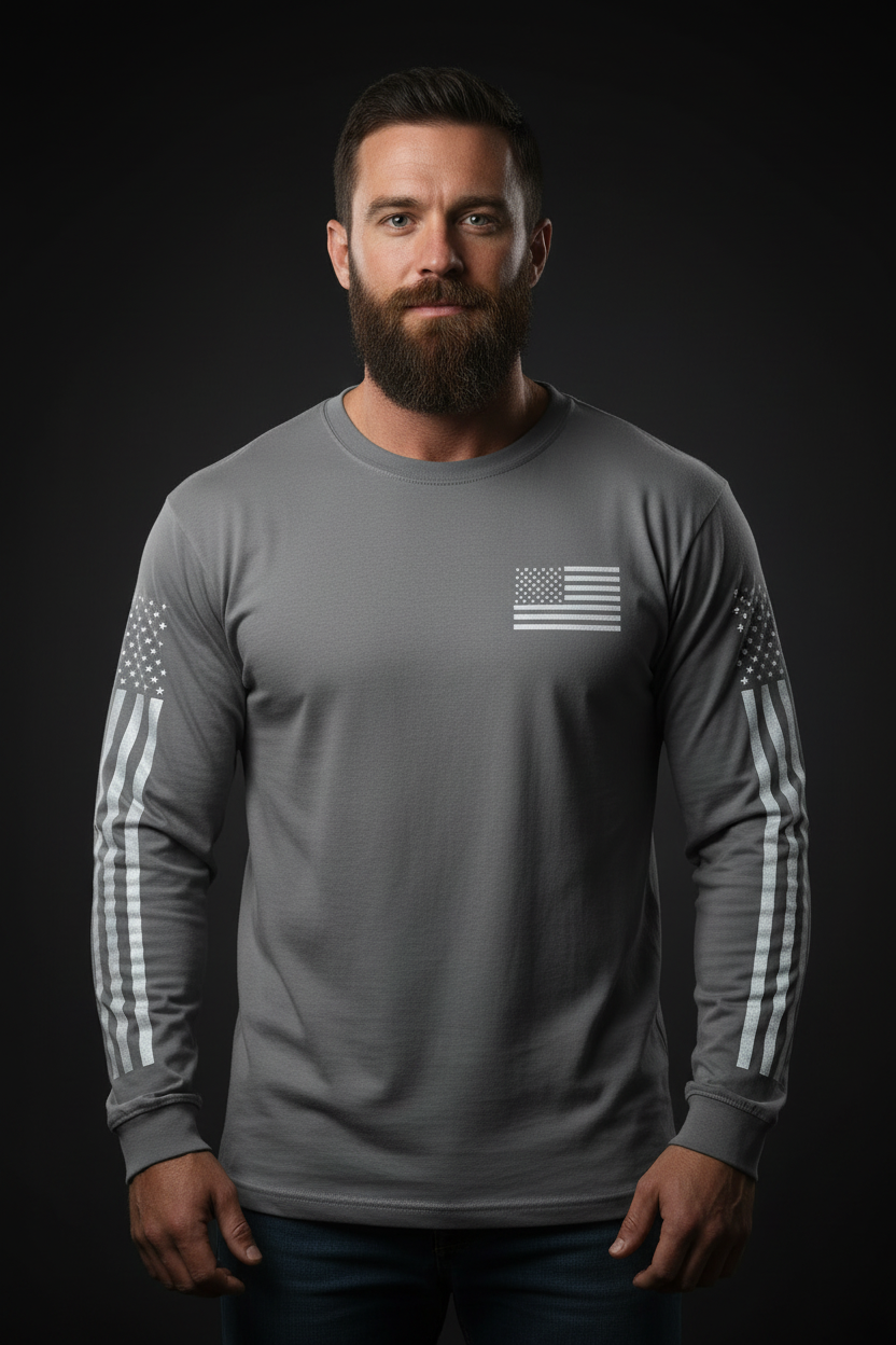 Freedom on Three Concrete Gray - Front