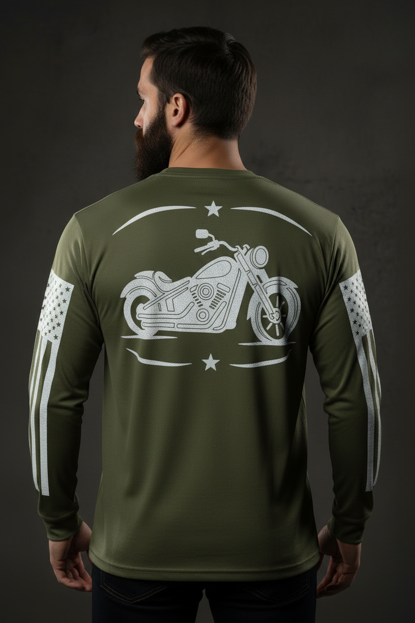 Ride Bold Olive Green - Back
