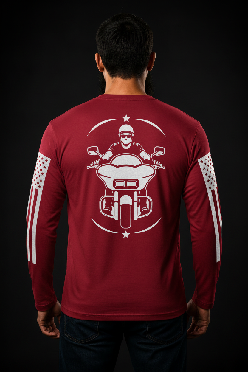 King of the Road Deep Red - Back