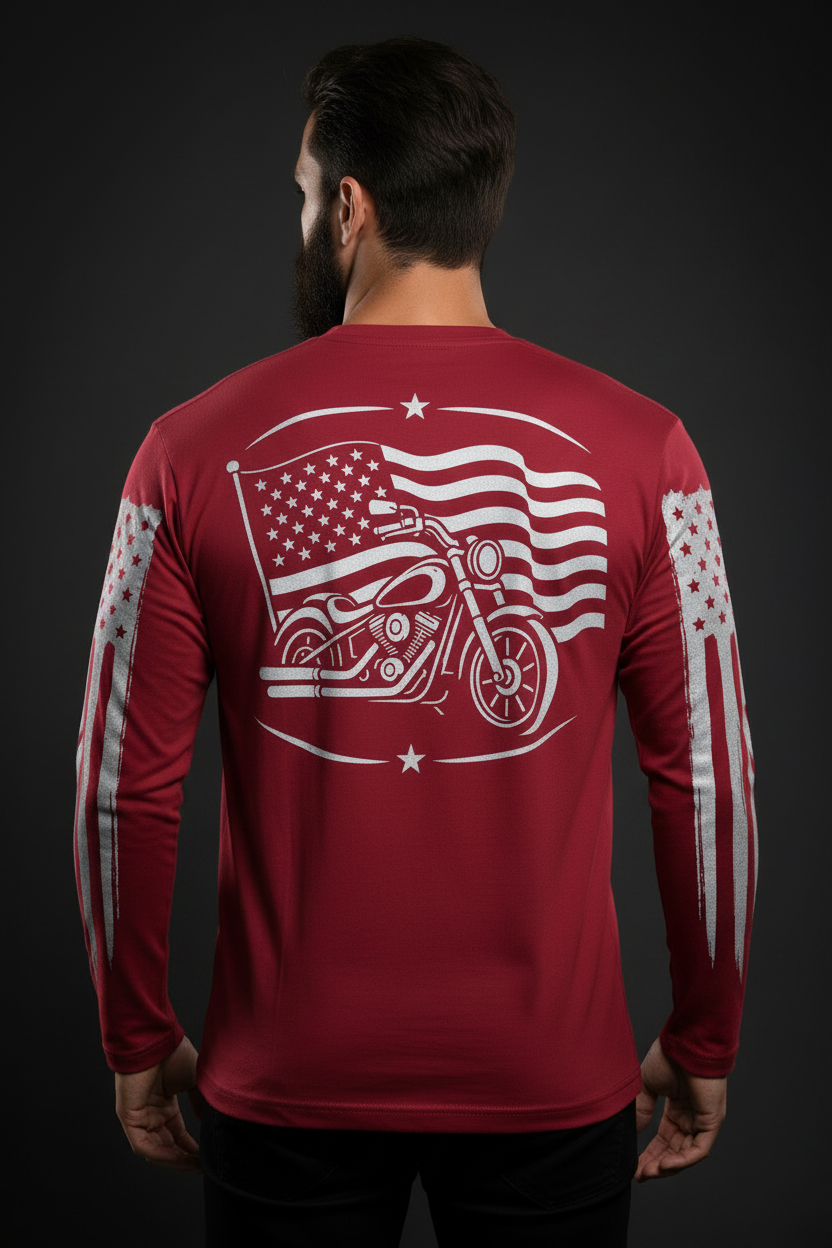 Iron Legacy Deep Red - Back