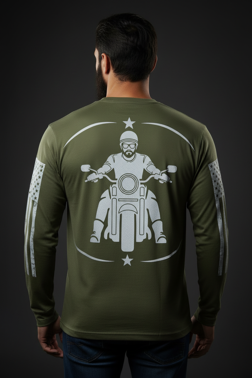 Rebel Spirit Olive Green - Back