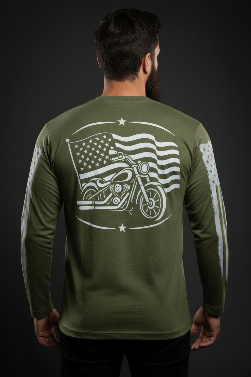 Iron Legacy Olive Green - Back