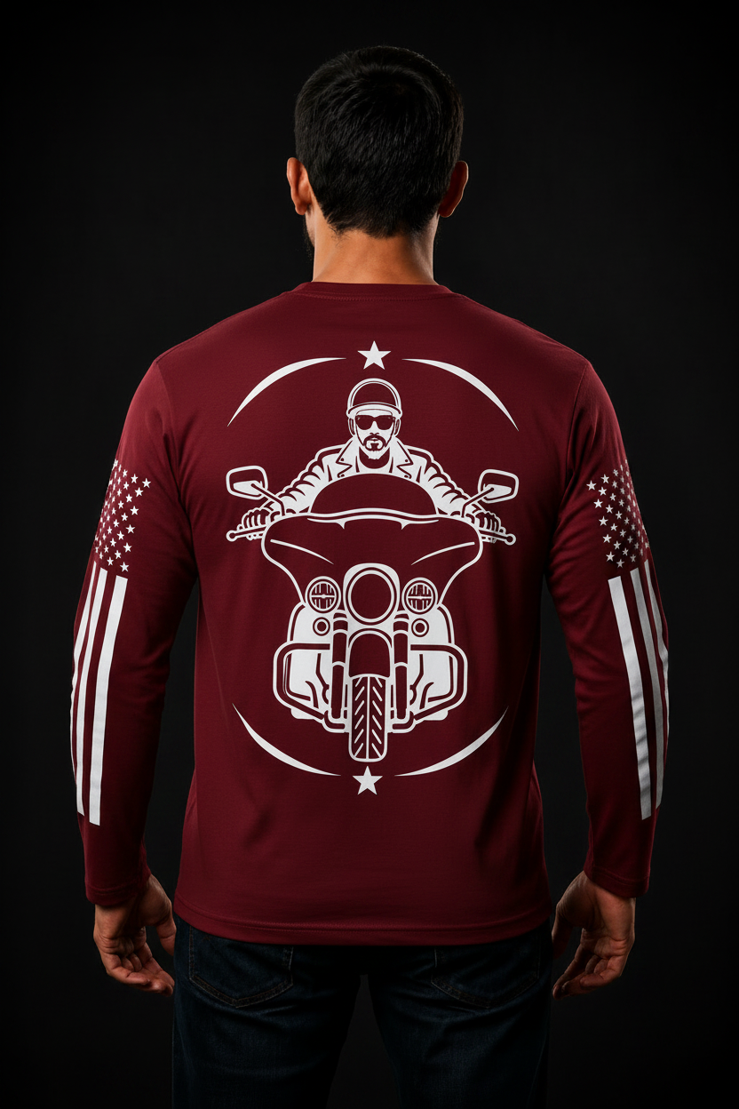 King of the Street Deep Red - Back