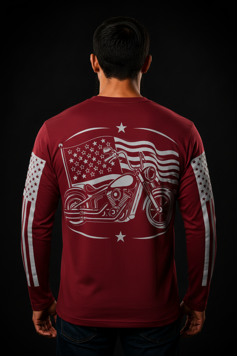 High Bar Rebel Deep Red - Back