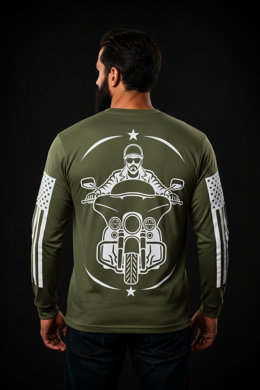 King of the Street Olive Green - Back