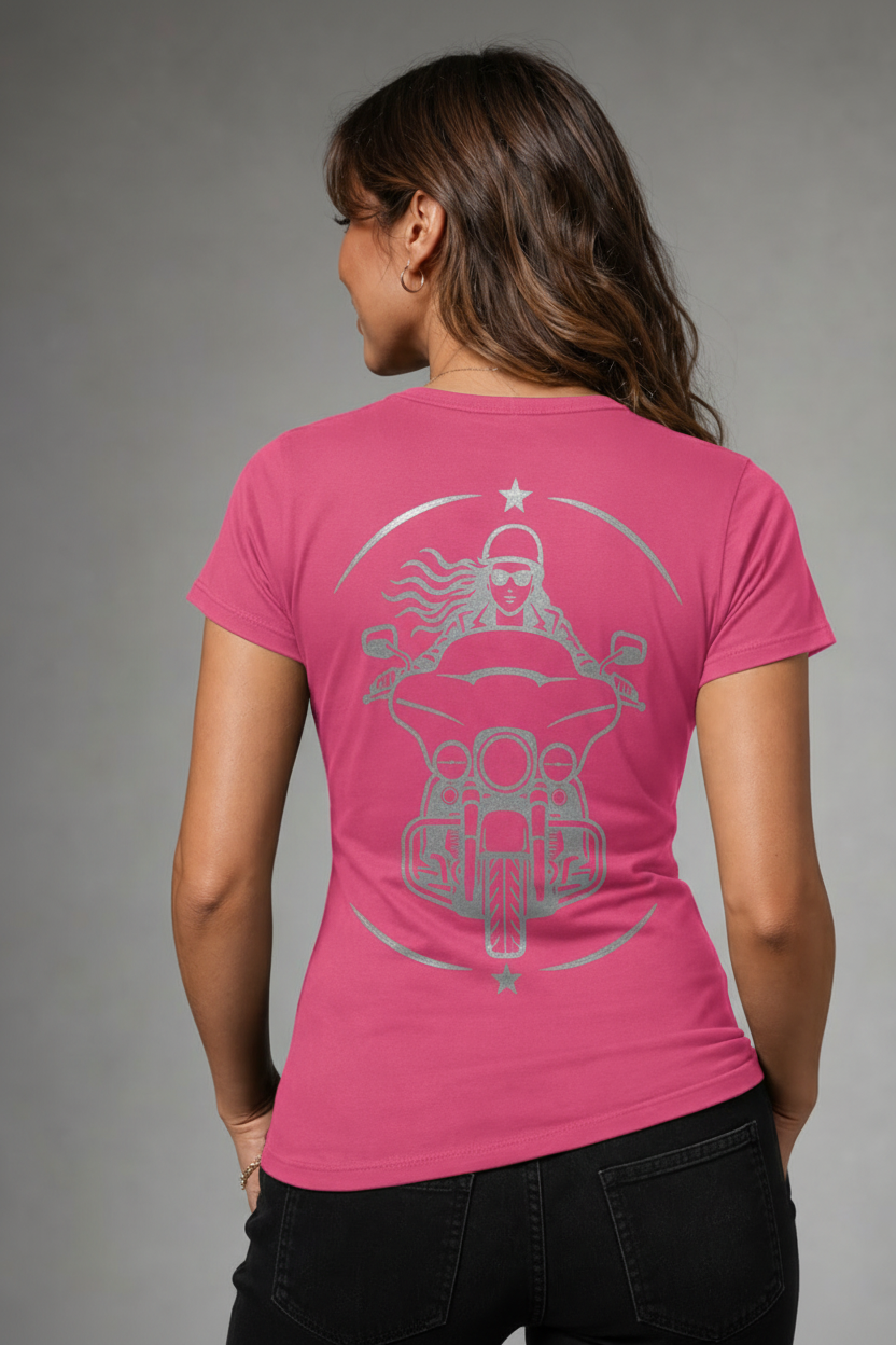 Street Queen Reflective Women's V-Neck Tee