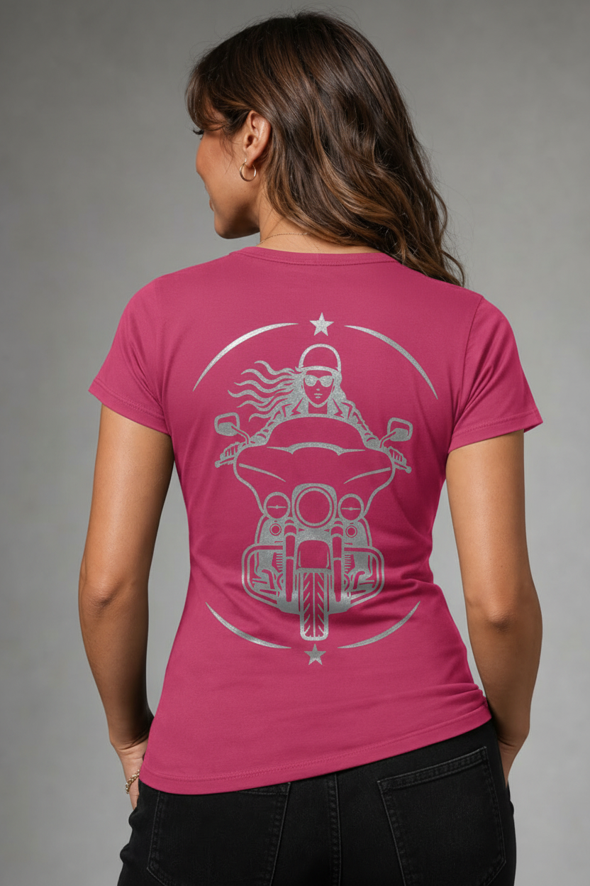 Street Queen Reflective Women's V-Neck Tee
