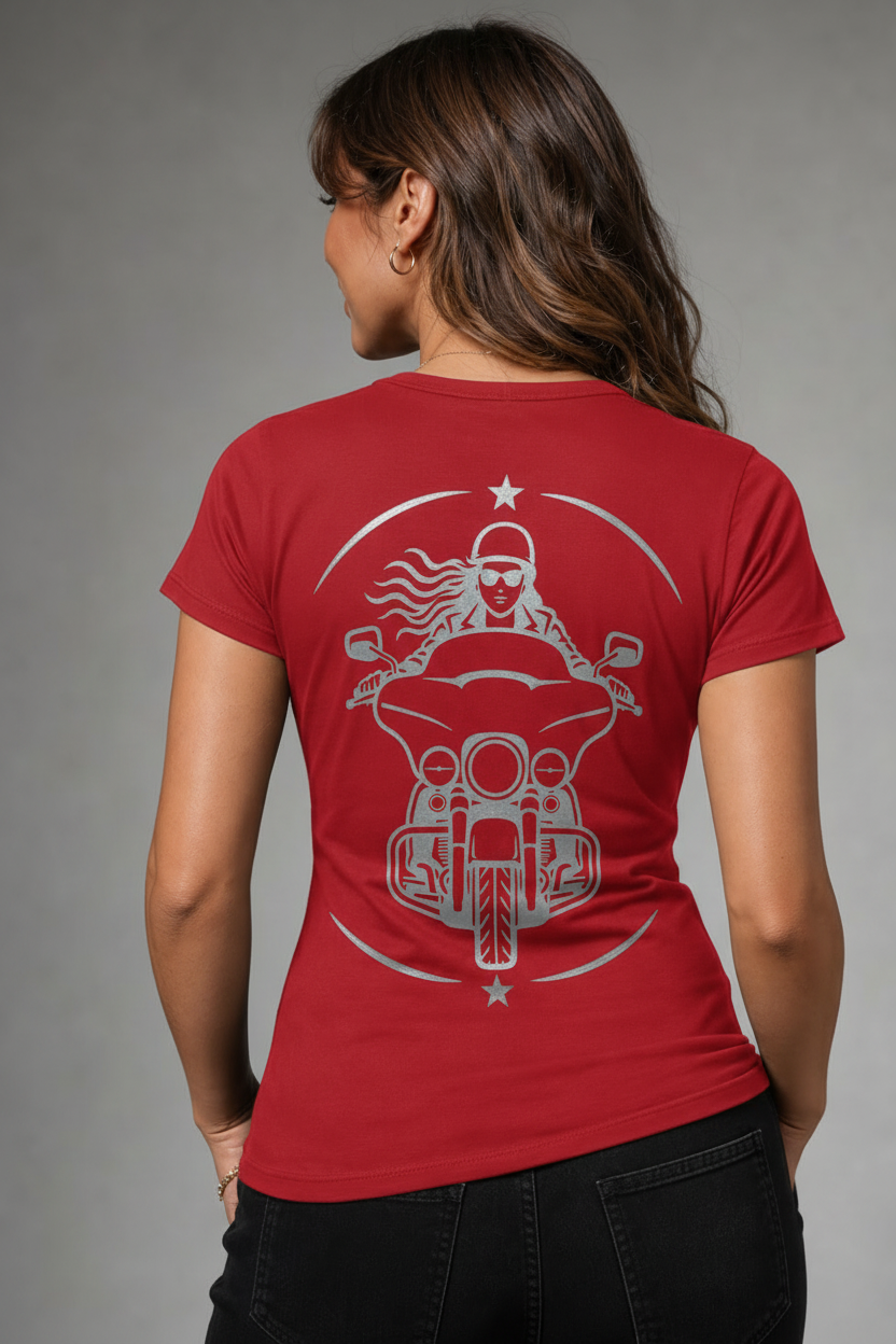 Street Queen Reflective Women's V-Neck Tee