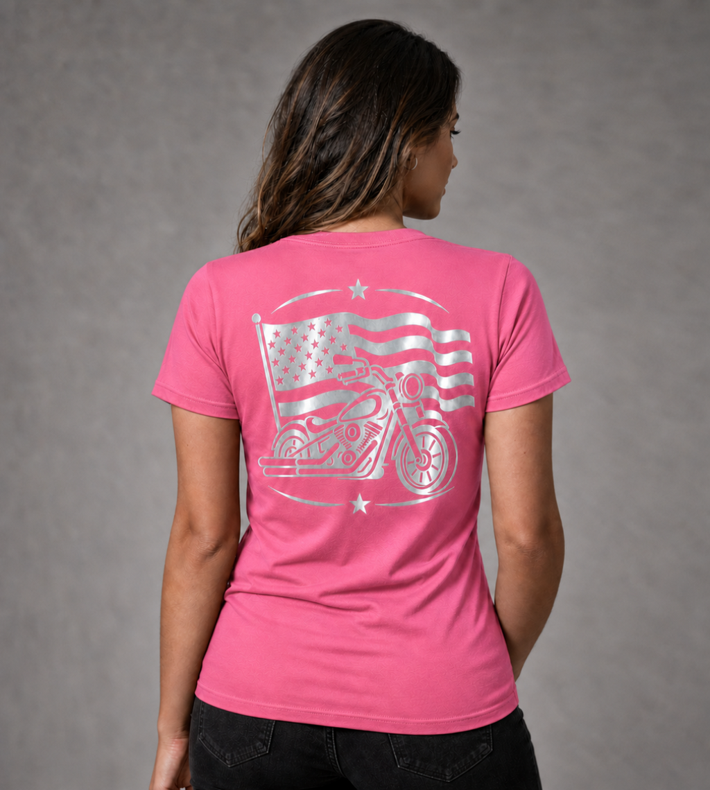 Iron Legacy Reflective Women's V-Neck Tee