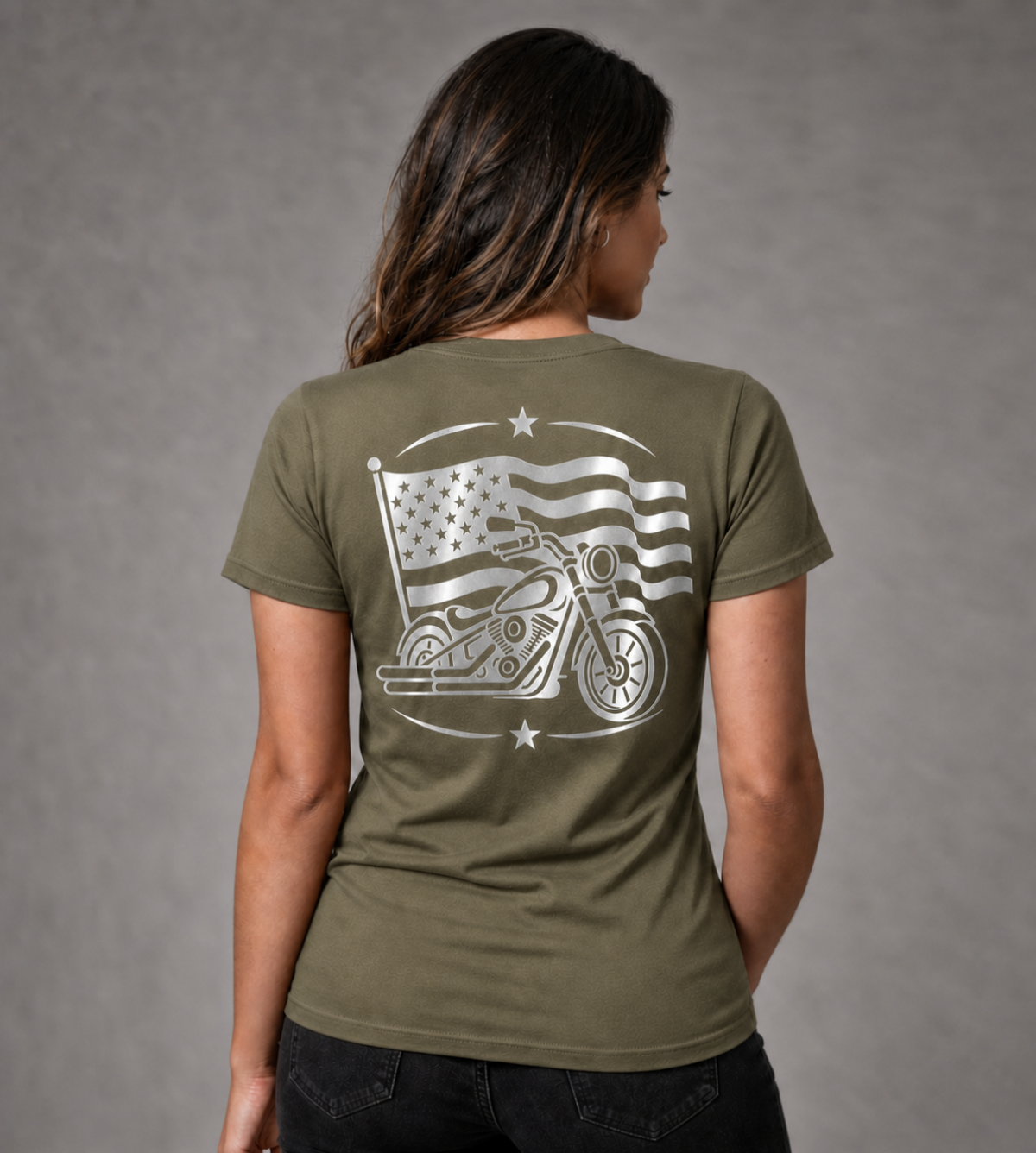 Iron Legacy Reflective Women's V-Neck Tee
