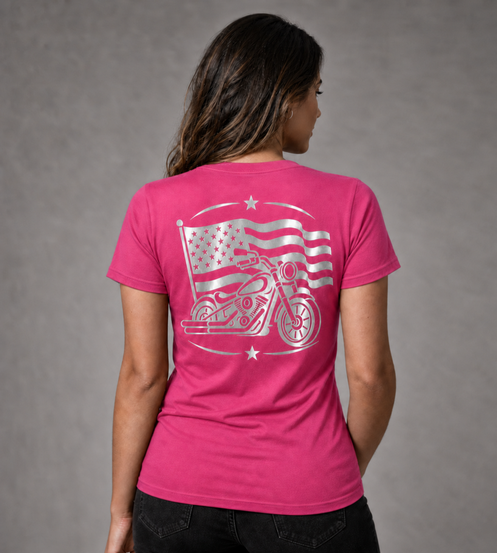 Iron Legacy Reflective Women's V-Neck Tee