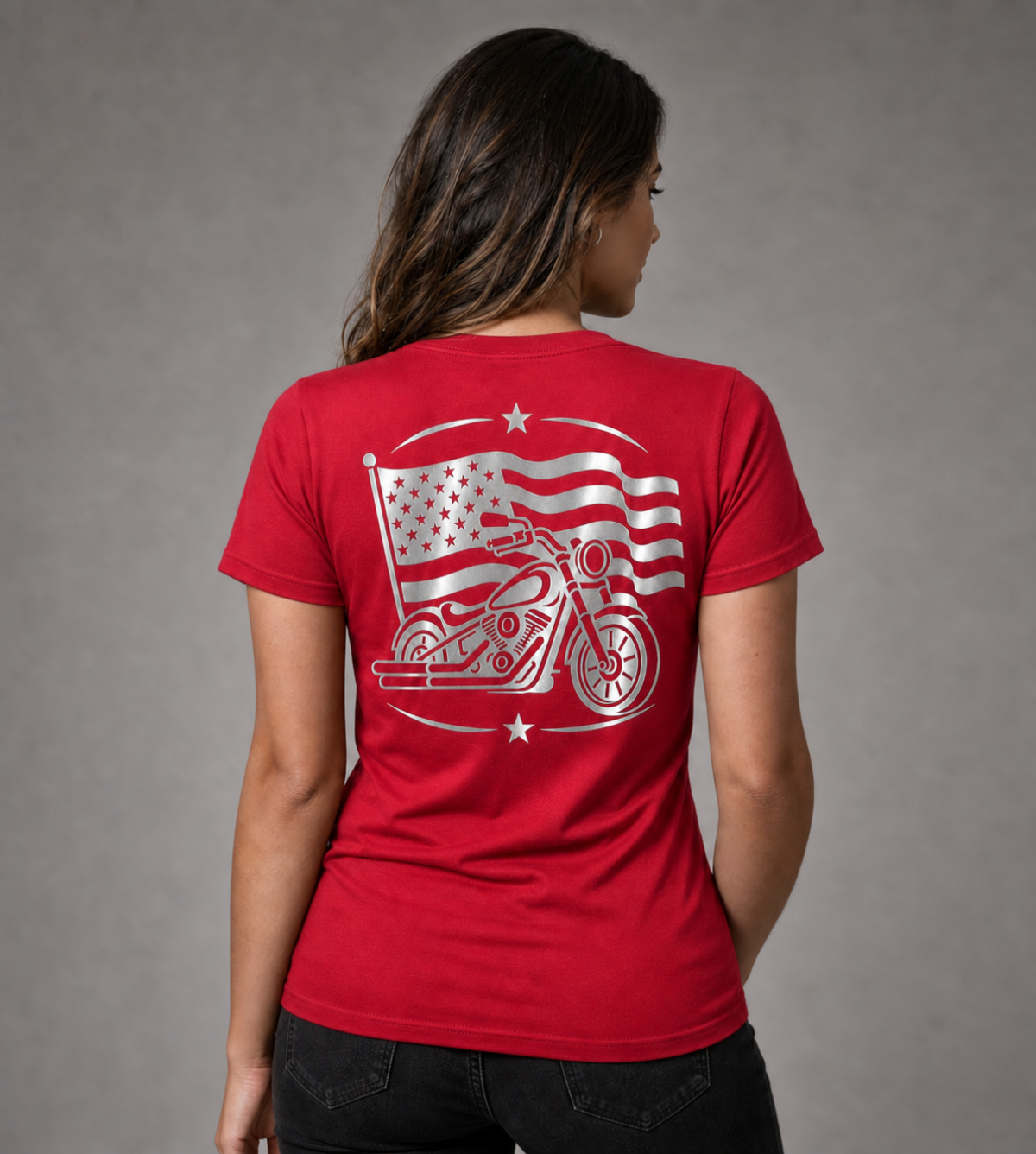 Iron Legacy Reflective Women's V-Neck Tee